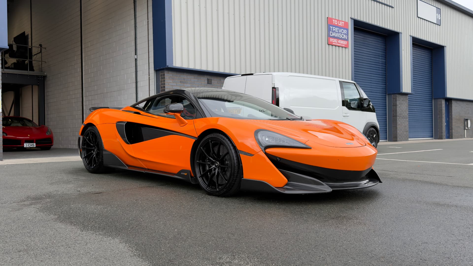 Orange McLaren after a professional valet by The Car Cleaning Co.